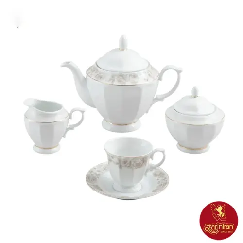 سرویس پرنسا نئوکلاسیک چینی زرین 12 نفره 103 پارچه