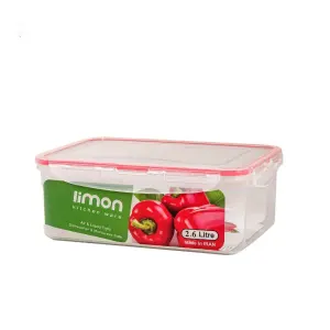 ظرف فریزری مستطیل 2.6 لیتری لیمون 820