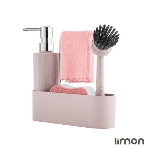 ست جامایعی گرد شیاردار لیمون 2124