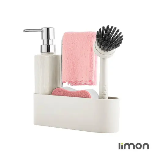 ست جامایعی گرد شیاردار لیمون 2124