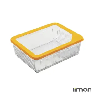 ظرف شیشه ای دربدار لیمون 2.250 لیتر 2097