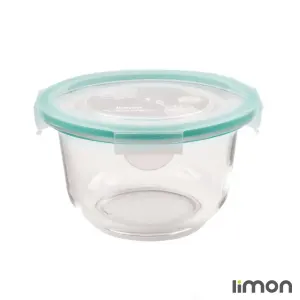 ظرف شیشه ای لیمون گرد دربدار 3 لیتری 2075