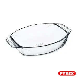 تابه پیرکس فرانسه بیضی دسته دار کد 411