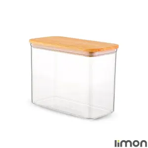 بانکه مستطیل نشکن سارینا درب چوبی سایز 2 لیمون 2201