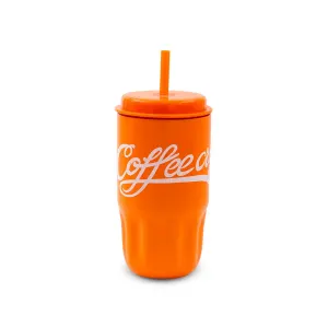 ماگ استیل coffee cup نی دار 500 میلی لیتر