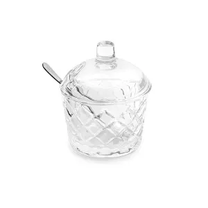 ظرف شیشه ای قاشق دار میلیونه کد GB1853ZS-3