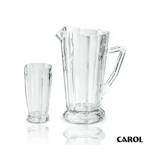 سرویس 7 پارچه پارچ و لیوان بلور لئوپارد استیج چین