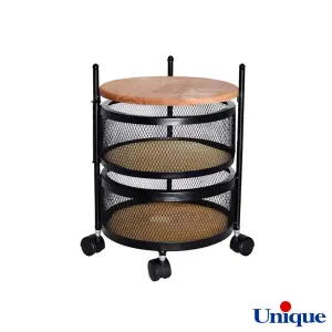 سبد سیب زمینی پیاز یونیک 2 طبقه توری گرد UN-2954