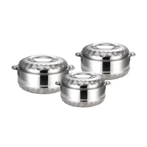 ظرف استیل گرم نگهدارنده غذا دنگ تیان 3 عددی