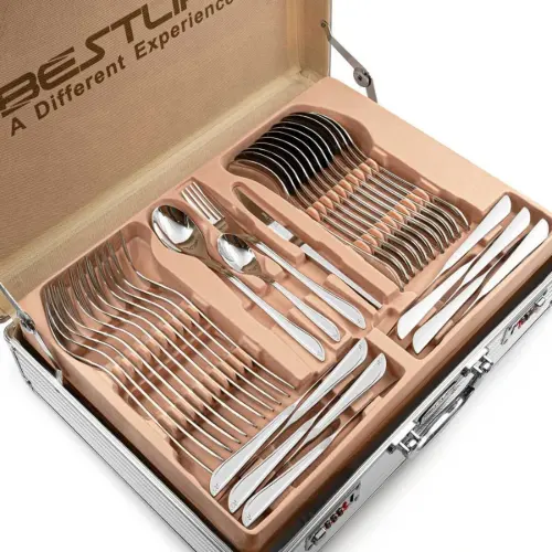 مشخصات سرویس قاشق و چنگال 143 پارچه