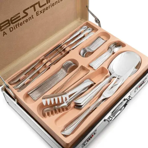 سرویس قاشق و چنگال 24 نفره 143 پارچه بست لایف