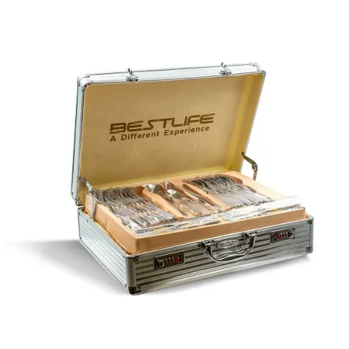 سرویس قاشق و چنگال 24 نفره 143 پارچه بست لایف مدل 219MG