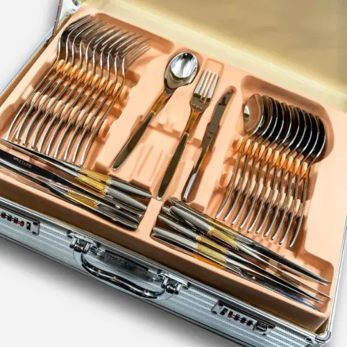 سرویس قاشق و چنگال 24 نفره 143 پارچه بست لایف