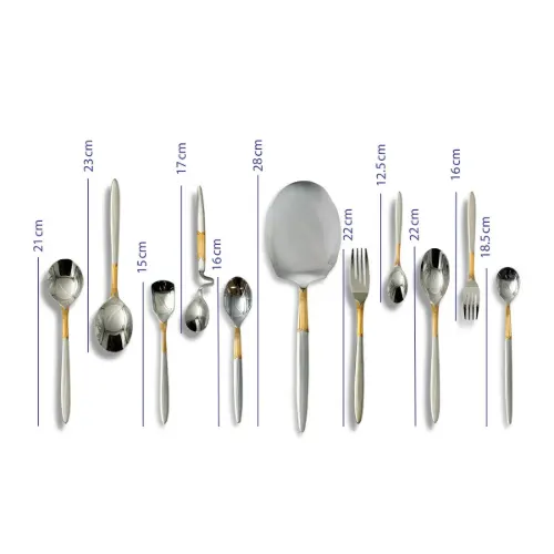 قاشق و چنگال 24 نفره 143 پارچه بست لایف مدل 219MG