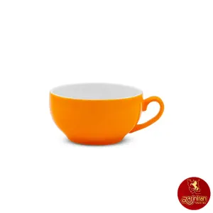 فنجان کاپوچینو نارنج ایتالیا اف چینی زرین