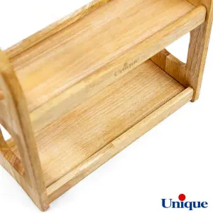 پایه تک چوبی (ست جا حبوباتی چوبی دو طبقه یونیک UN-6127)