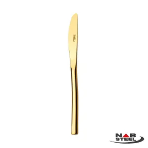 کارد غذا خوری ناب استیل مدل فلورانس طلایی PVD