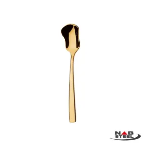 قاشق بستنی خوری ناب استیل مدل فلورانس طلایی PVD