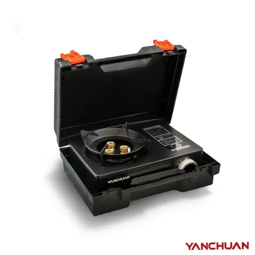 اجاق گاز مسافرتی Yanchuan کیف دار سه شعله دو کاره 8-B2
