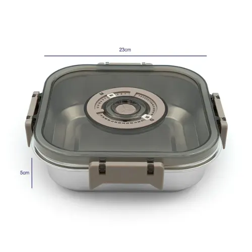 ظرف استیل درب دار