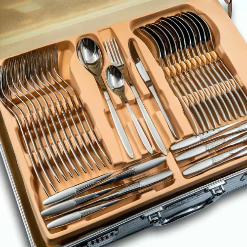 سرویس قاشق و چنگال 143 پارچه بست لایف 24 نفره