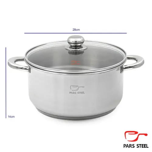 سرویس قابلمه 9 پارچه پارس استیل