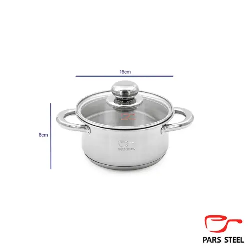 سرویس قابلمه کف سه لایه پارس استیل