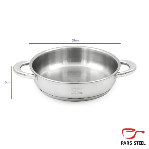 سرویس قابلمه 9 پارچه با دسته استیل پارس استیل