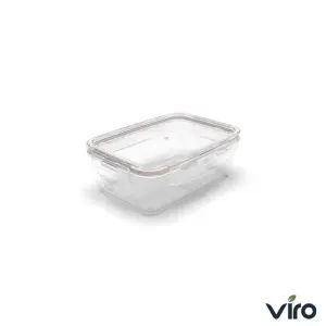 ظرف فریزری ایزی لاک مستطیل ویرو 900 میلی لیتر