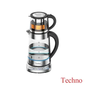 چای ساز روی همی شیشه ای تکنو te-933