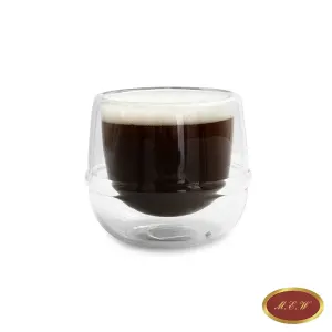 لیوان دوجداره پیرکس 200 میلی لیتر MEW