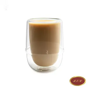 لیوان دوجداره پیرکس 320 میلی لیتر تک عددی