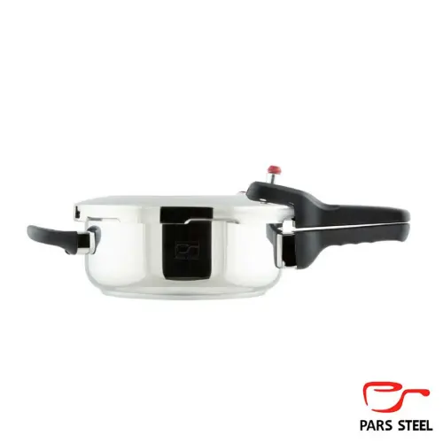 نمای بغل زودپز استیل ۳ ليتری پارس 