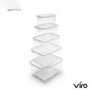 ظرف فریزری ایزی لاک ویرو مستطیل 10 پارچه