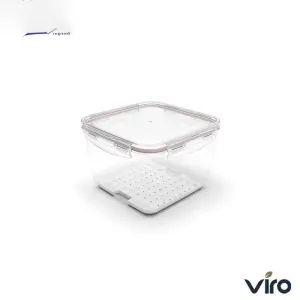 ظرف فریزری ایزی لاک 5000 میلی لیتر پلاس مربع 5 برند ویرو - کد 115