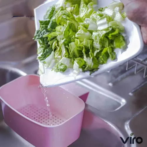 سبد پلاستیکی آویز سینک ظرفشویی ویرو