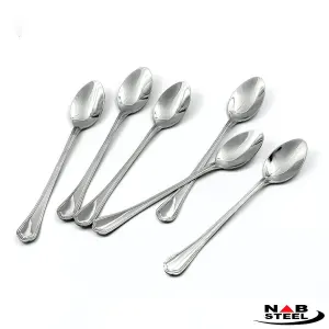 قاشق شربت خوری ناب استیل مدل ونیز استیل براق طرح قدیم بزرگ