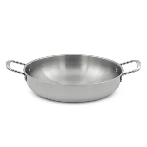 ماهیتابه استیل 201 گود دو دسته سایز 29 S-28P