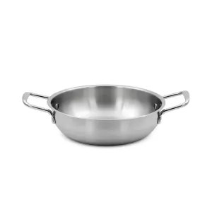 ماهیتابه استیل 201 گود دو دسته سایز 21 S-20P