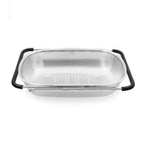 آبکش و سبد سینک صافی استیل 24×34 کشویی B2434