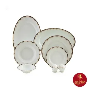 سرویس النور چینی زرین نئوکلاسیک 6 نفره 29 پارچه