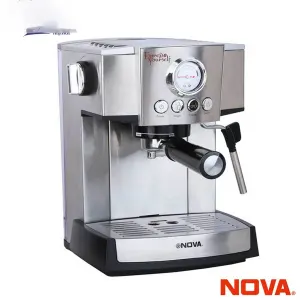 اسپرسو ساز بدنه استیل نوا 1250 وات مدل NCM-127EXPS