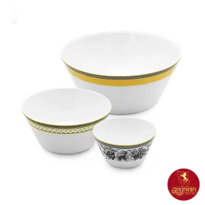 سرویس پیاله ویلیج چینی زرین فرم اس 13 پارچه