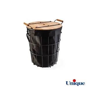 سبد رخت مشکی درب چوبی یونیک UN-2921