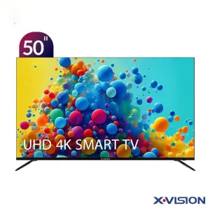 تلویزیون UHD 4K هوشمند ایکس ویژن سری 7 مدل XCU785 سایز 50 اینچ