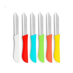 چاقو میوه خوری 6 عددی اره ای کد A065