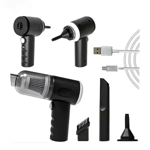 جارو شارژی خودرو مدل دو کاره دمنده و مکنده