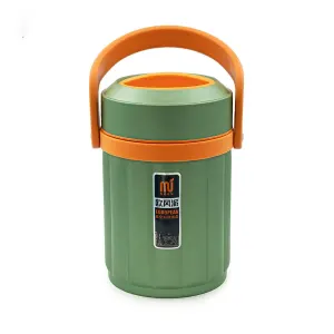 لانچ باکس استوانه ای استیل بدنه خط 304 MS765