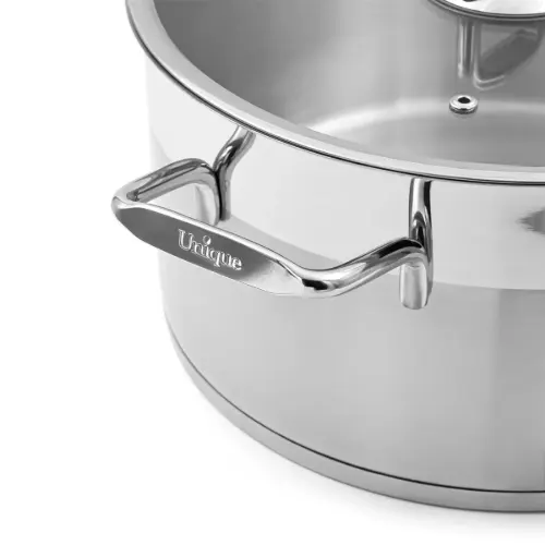 قیمت قابلمه استیل سایز 28 طرح فلت UN-9908