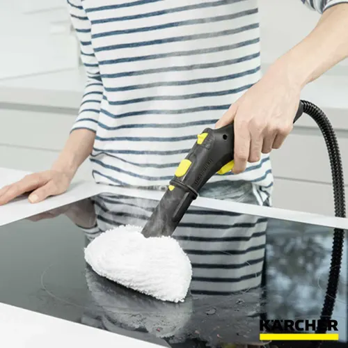 نظافت اجاق گاز با بخارشوی کارچر مدل SC5 EَASYFIX